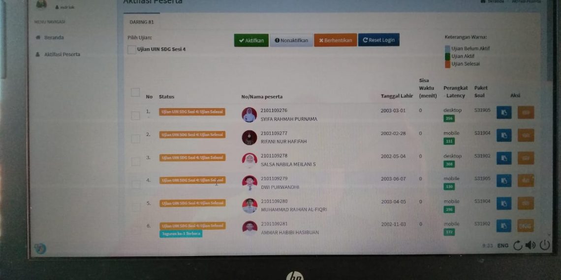 11.337 Peserta Ikuti Ujian Mandiri UIN Sunan Gunung Djati Bandung 2021